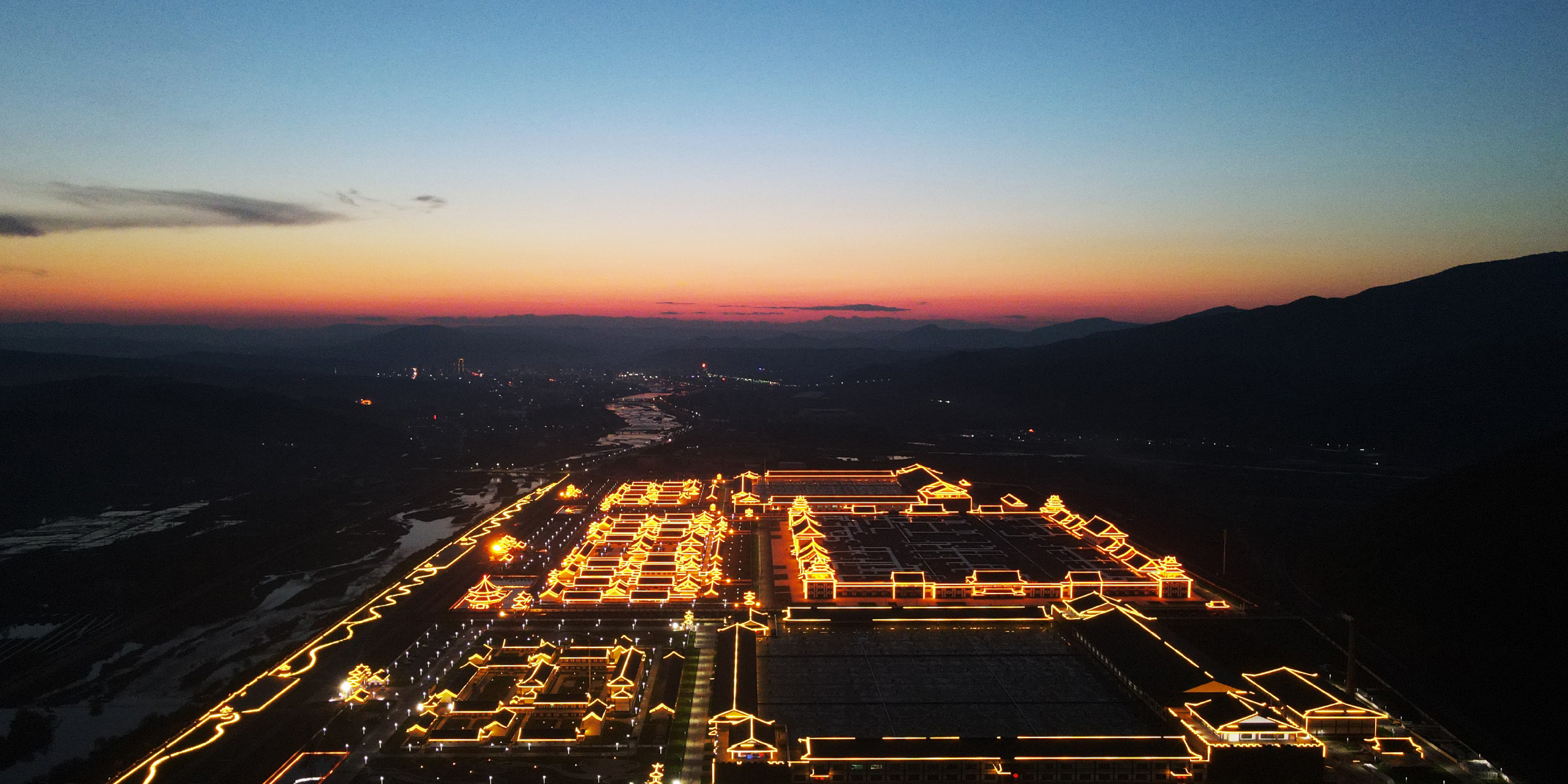 好記景區夜景